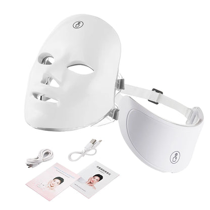 LED Face and Neck Massager Beauty Machine