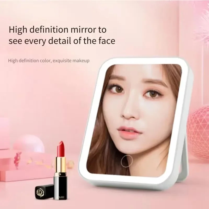 Portable LED Makeup Mirror USB Rechargeable