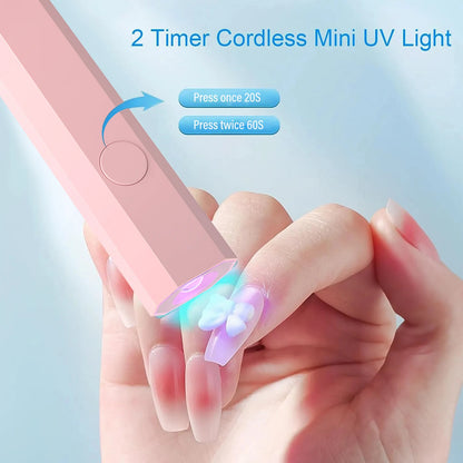 Portable 3W Handheld UV/LED Nail Dryer