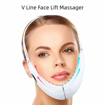 Face Massager 5 Modes Red Blue Ray USB Beauty Device