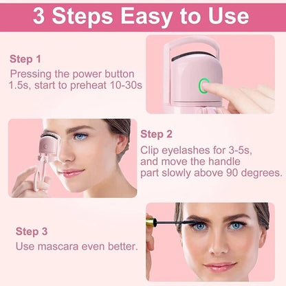 USB Rechargeable Heated Eyelash Curler