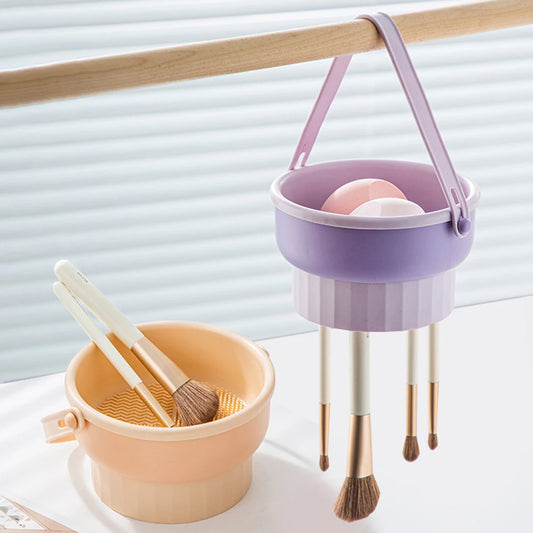 Makeup Brush Cleaning Bowl Set