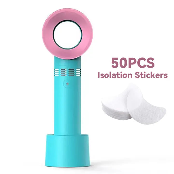 Mini Handheld Eyelash Blower Bladeless Fan