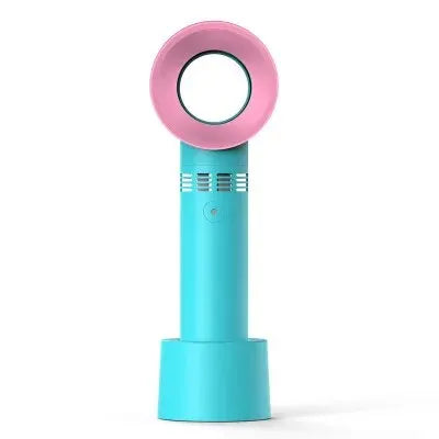 Mini Handheld Eyelash Blower Bladeless Fan