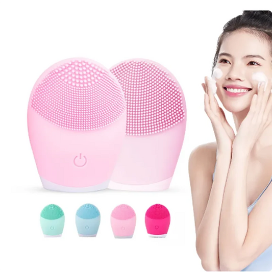 Electric Silicone Facial Cleanser Massager