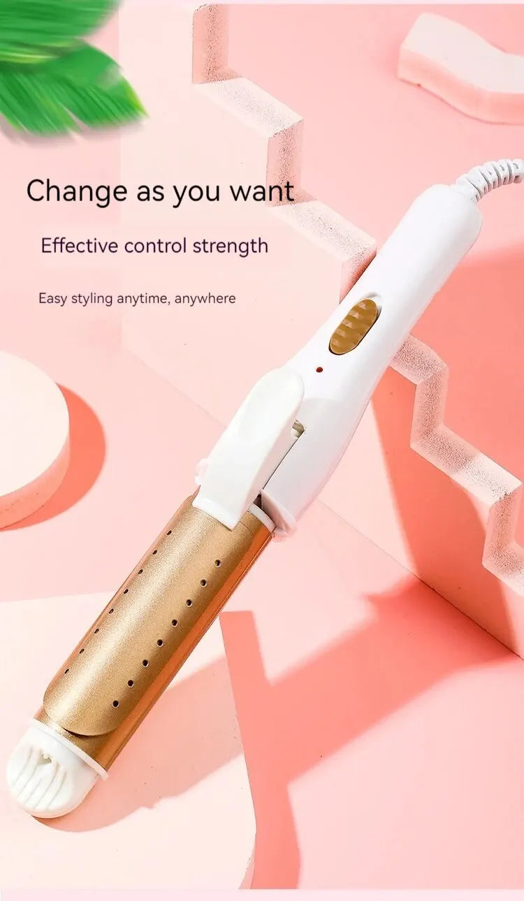 2-in-1 Hair Straightener and Curler Electric Splint Curling Stick