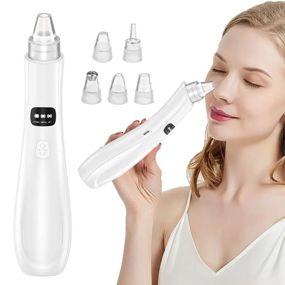 3 Suction Modes Face Cleansing Vacuum Blackhead Remover Dead Skin