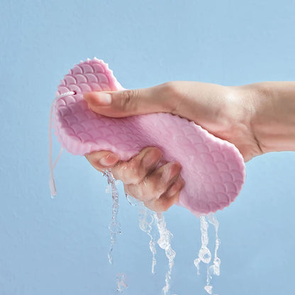 Soft Exfoliating Sponge Body Scrubber Shower Brush