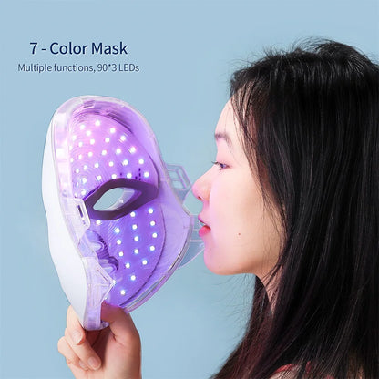 LED Face and Neck Massager Beauty Machine