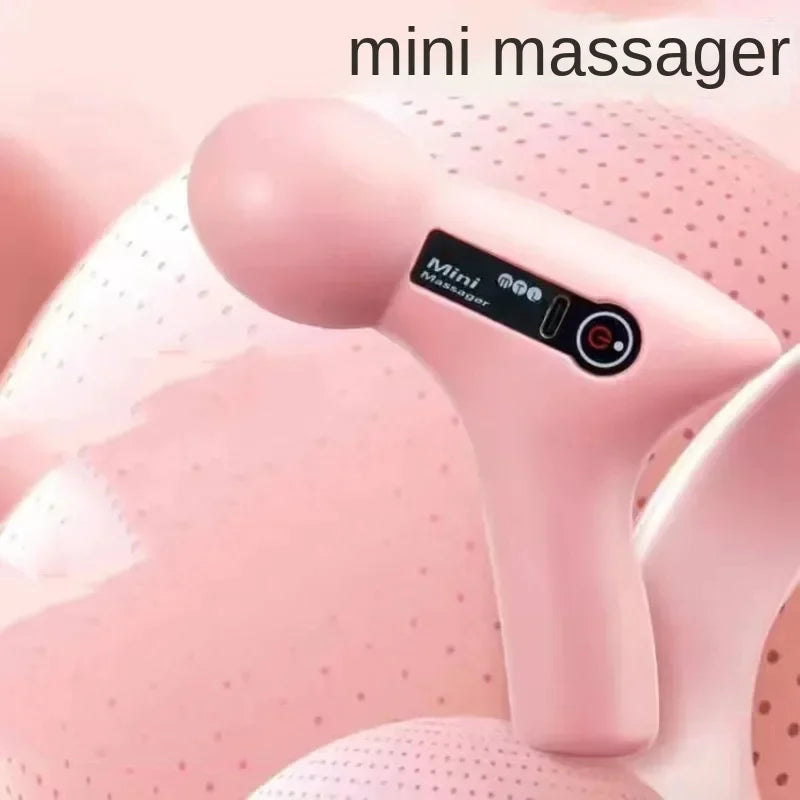 Mini Muscle Massage Gun LCD Fascia Gun