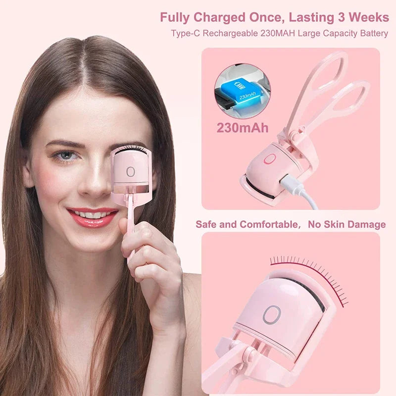 USB Rechargeable Heated Eyelash Curler